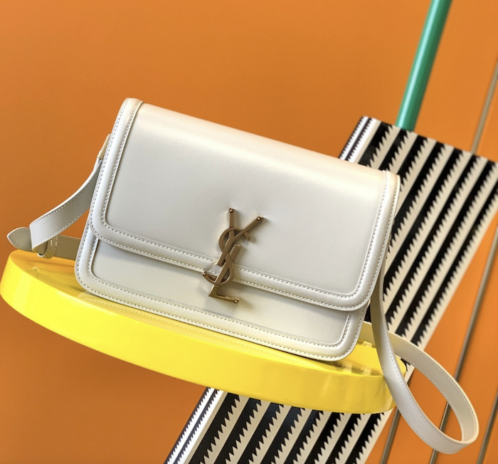 Shop Elegant Replica YSL Solferino Bag- Cheap price and Free shipping ! Elegant YSL Saint Laurent Bag Replica in YSL Solferino Bag Medium White