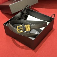 Replica Ysl Hublot Loop Belt in Black