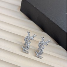 Replica Ysl Single Stud Crystal Earring