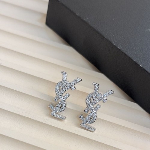 Replica Ysl Single Stud Crystal Earring