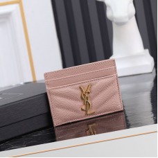 Replica Fake Ysl Card Case Pink 423291