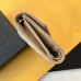 Replica Ysl Compact Tri Fold Wallet in Beige