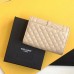 Replica Ysl Envelope Small Wallet in Mix Matelasse Beige