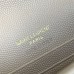 Replica Ysl Envelope Small Wallet in Mix Matelasse Beige