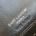 Replica Ysl Envelope Small Wallet in Mix Matelasse Black with Black Hardware