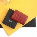 Replica Ysl Envelope Small Wallet in Mix Matelasse Red