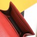 Replica Ysl Envelope Small Wallet in Mix Matelasse Red