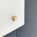 Replica Ysl Envelope Small Wallet in Mix Matelasse White