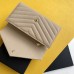 Replica Ysl Large Flap Wallet in Beige with Gold Hardware