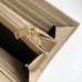 Replica Ysl Large Flap Wallet in Beige with Gold Hardware