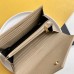 Replica Ysl Large Flap Wallet in Beige with Gold Hardware