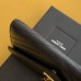 Replica Ysl Large Flap Wallet in Black with Gold Hardware