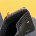 Replica Ysl Compact Zip Around Wallet in Black with Gold Hardware