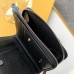 Replica Ysl Compact Zip Around Wallet in Black with Silver Hardware