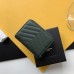 Replica Ysl Compact Zip Around Wallet in Green with Silver Hardware