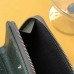 Replica Ysl Compact Zip Around Wallet in Green with Silver Hardware