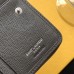 Replica Ysl Compact Zip Around Wallet in Grey with Silver Hardware