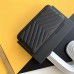 Replica Ysl Zip Around Wallet in Black with Gold Hardware