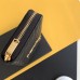 Replica Ysl Zip Around Wallet in Black with Gold Hardware