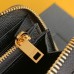 Replica Ysl Zip Around Wallet in Black with Gold Hardware
