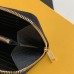 Replica Ysl Zip Around Wallet in Black with Gold Hardware