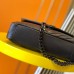 Replica Ysl Medium College Handbags in Black with Black Hardware