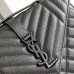 Replica Ysl Medium Envelope Bag in Black with Black Hareware
