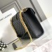 Replica Ysl Medium Envelope Bag in Black with gold Hareware