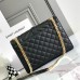 Replica Ysl Medium Envelope Bag in Black with gold Hareware