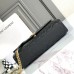 Replica Ysl Medium Envelope Bag in Black with gold Hareware