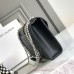 Replica Ysl Medium Envelope Bag in Black with silver Hareware