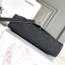 Replica Ysl Medium Envelope Bag in Black with silver Hareware
