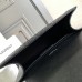 Replica Ysl Medium Envelope Bag in Black with silver Hareware