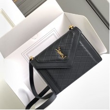 Replica Ysl Gaby Mini Satchel in Black