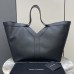 Replica YSL Y Tote in Black Leather Bag