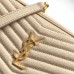 Replica YSL Lou Mini Camera Bag  in Beige