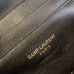 Replica YSL Lou Mini Camera Bag  in Black with Gold hardware