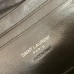 Replica YSL Lou Mini Camera Bag  in Black with Silver hardware