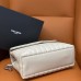 Replica Ysl Medium LouLou Bag in white with silver