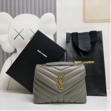 Replica Ysl Small Loulou Bag in Grey