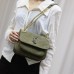 Replica YSL Saint Laurent Niki Baby Bag In Green Suede