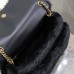 Replica YSL Niki Large in Shearling Black