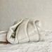 Replica Ysl Medium Puffer Bag white with gold hardware