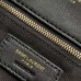 Replica YSL Puffer Toy Bag Black with Gold Hardware