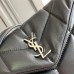 Replica YSL Puffer Toy Bag Black with Silver Hardware