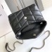 Replica YSL Puffer Toy Bag Black with Silver Hardware